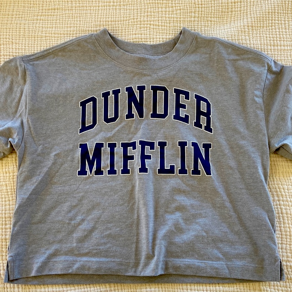 Gap “Dunder Mifflin” Crop Tee - Teen L